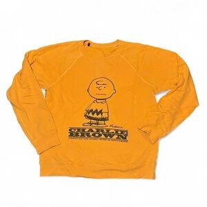 Marc Jacobs Orange Charlie Brown Crewneck Sweater